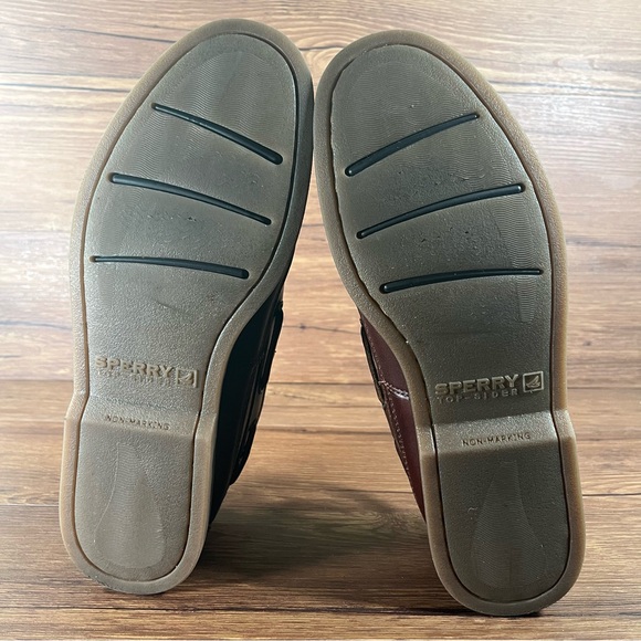 Sperry Brown Leather Boat Shoes ‘Old Money’ Oxfords Men’s Size 9.5 Shoes - Picture 7 of 10